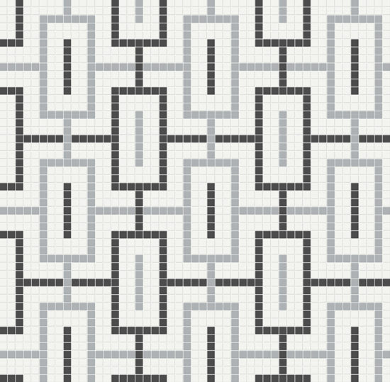 Dawn Blend Matte Chain Pattern Mosaic | Diversity Kitchen Bath & Tile