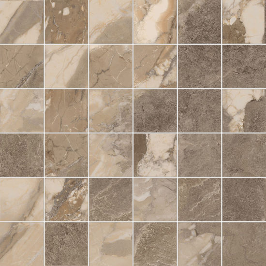 Dynasty Taupe 2X2 Mosaic | Diversity Kitchen Bath & Tile