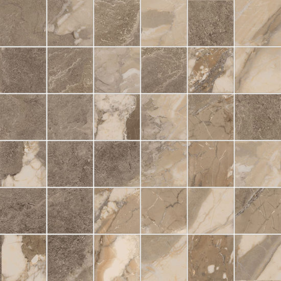 Dynasty Taupe 2X2 Mosaic | Diversity Kitchen Bath & Tile