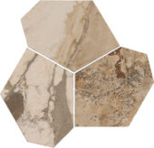 Dynasty Taupe Polished/Matte 11X12 Eggs Mosaic | Diversity Kitchen Bath & Tile