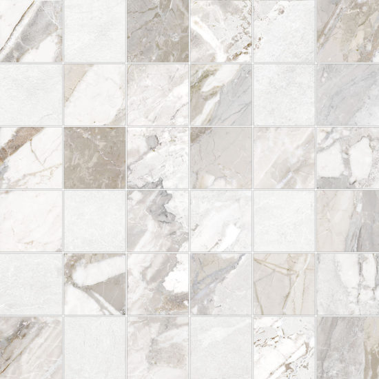 Dynasty White 2X2 Mosaic | Diversity Kitchen Bath & Tile
