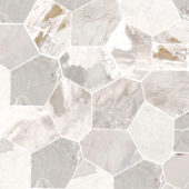 Dynasty White Polished/Matte 11X12 Eggs Mosaic | Diversity Kitchen Bath & Tile