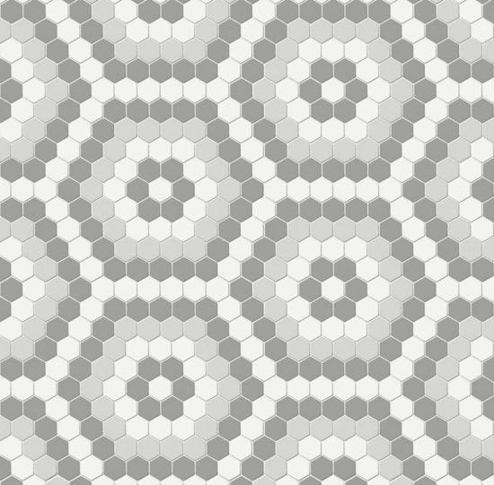 Evening Blend Matte Hexagon Pattern Mosaic | Diversity Kitchen Bath & Tile