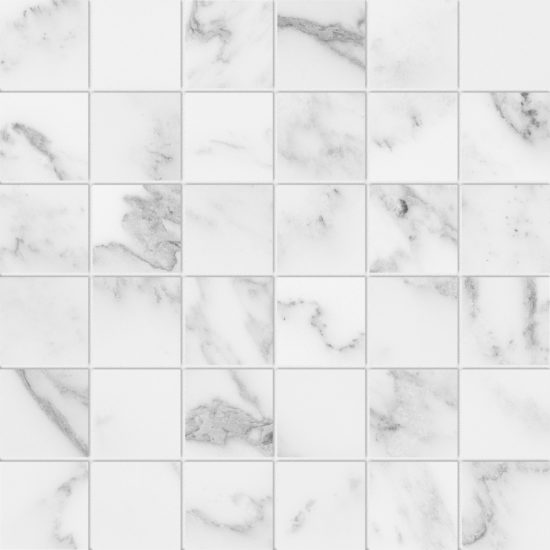 Florence 2X2 Bianco Matte Mosaic | Diversity Kitchen Bath & Tile