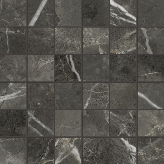 Florence 2X2 Carbon Matte Mosaic | Diversity Kitchen Bath & Tile