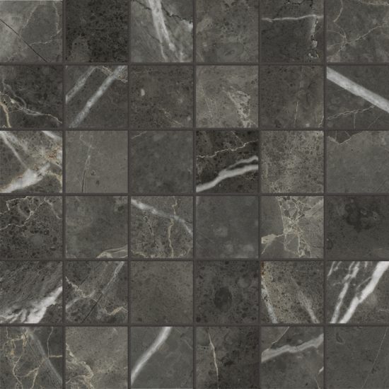 Florence 2X2 Carbon Matte Mosaic | Diversity Kitchen Bath & Tile