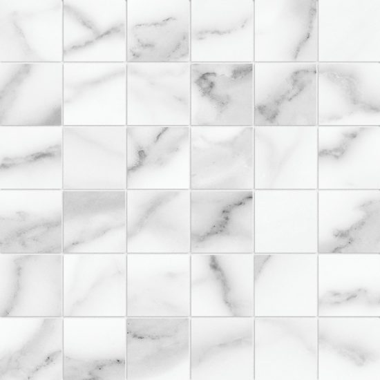 Florence 2X2 Statuario Matte Mosaic | Diversity Kitchen Bath & Tile