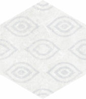 Form 5.5X6.3” White Decor Hexagon | Diversity Kitchen Bath & Tile
