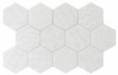 Form 5.5X6.3” White Decor Hexagon | Diversity Kitchen Bath & Tile