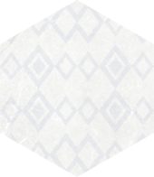 Form 5.5X6.3” White Decor Hexagon | Diversity Kitchen Bath & Tile