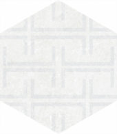 Form 5.5X6.3” White Decor Hexagon | Diversity Kitchen Bath & Tile