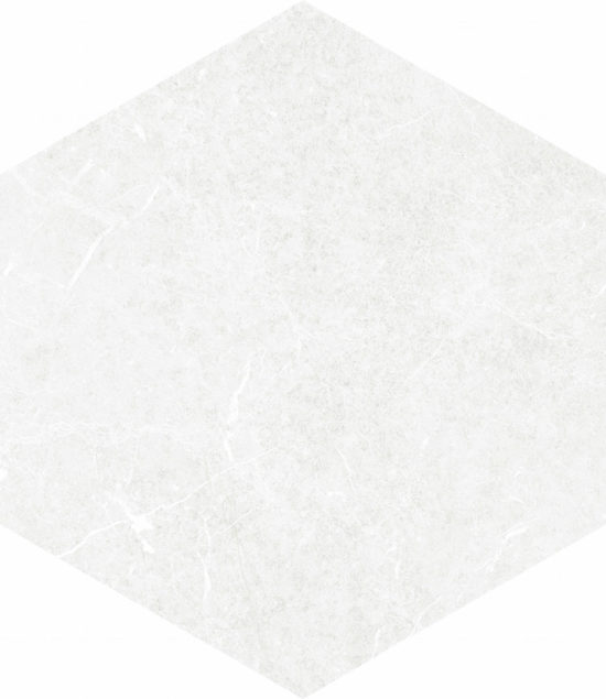 Form 5.5X6.3” White Hexagon | Diversity Kitchen Bath & Tile