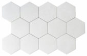 Form 5.5X6.3” White Hexagon | Diversity Kitchen Bath & Tile
