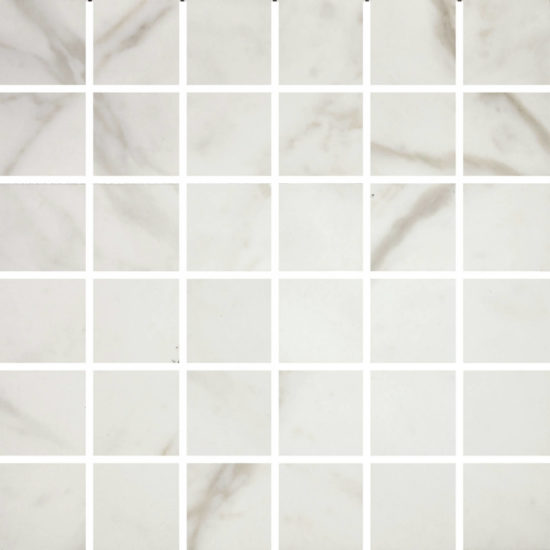 Golden Calacatta Matte 2X2 Mosaic | Diversity Kitchen Bath & Tile