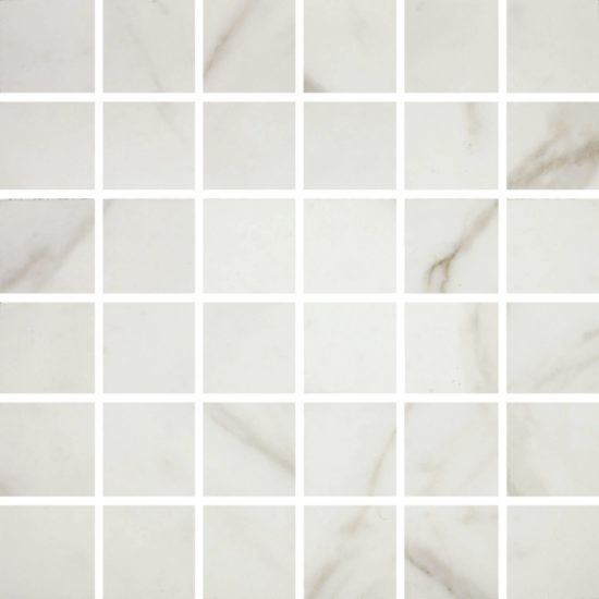 Golden Calacatta Matte 2X2 Mosaic | Diversity Kitchen Bath & Tile