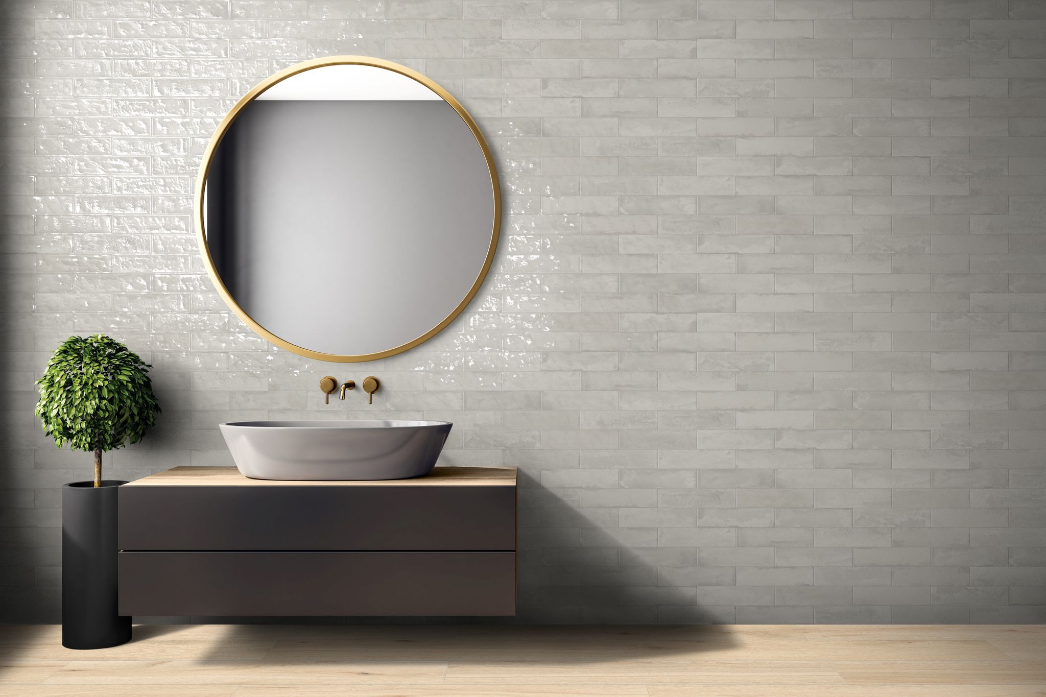 Grand Cayman 3x12" Collier Grey 1 | Diversity Kitchen Bath & Tile