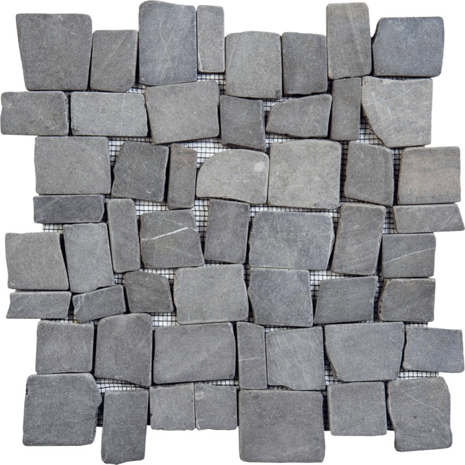 Grey Cubic Marble Opus Interlocking Mosaic | Diversity Kitchen Bath & Tile