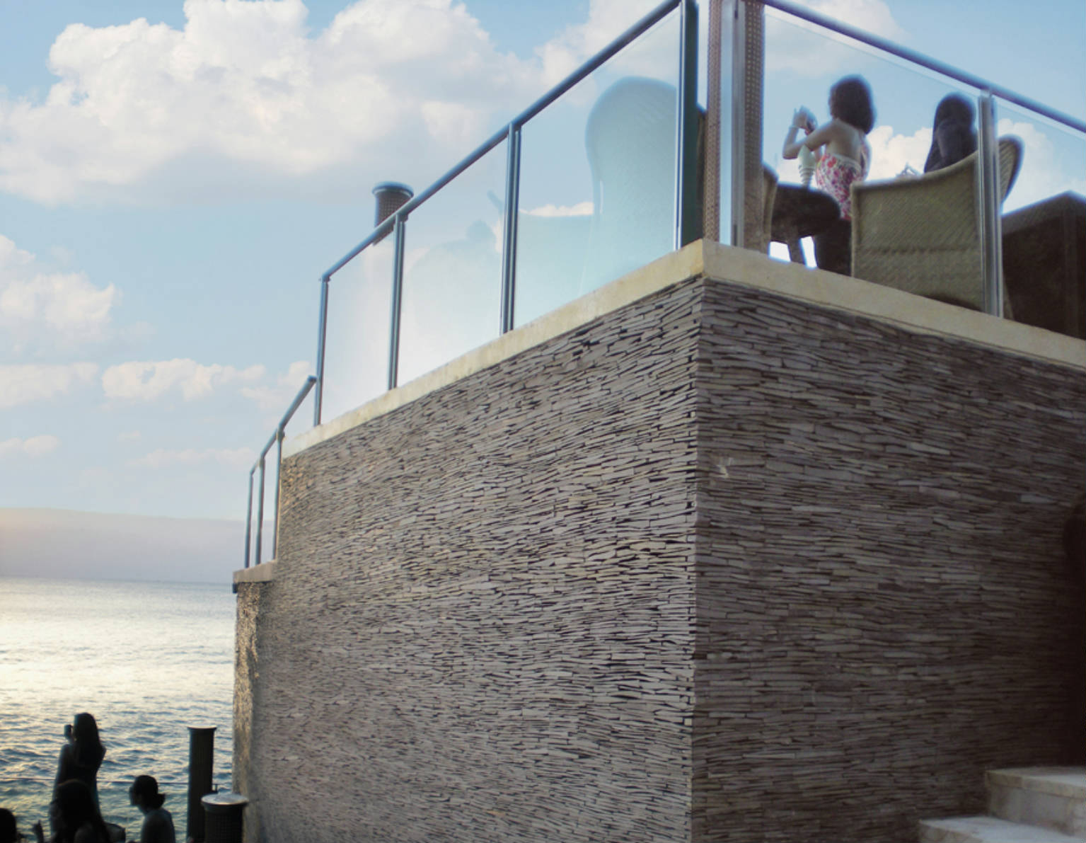 Grey Sliced Slate Interlocking Mosaic | Diversity Kitchen Bath & Tile