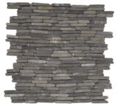Grey Stacked Brick Marble Interlocking Mosaic | Diversity Kitchen Bath & Tile