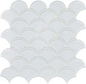 Ice Scallop Mosaic | Diversity Kitchen Bath & Tile