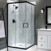 Iced Pewter Shower Wall Kit 36x60x78 | Diversity Kitchen Bath & Tile