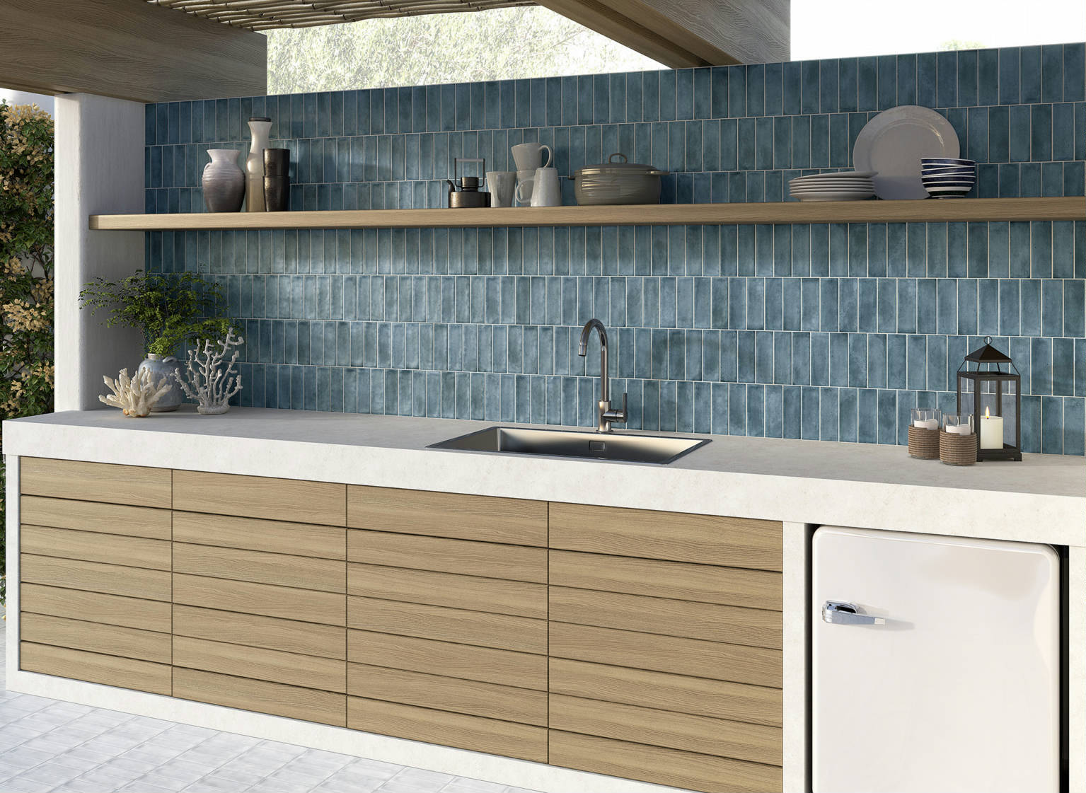 Lisbon 2X6 Blue | Diversity Kitchen Bath & Tile