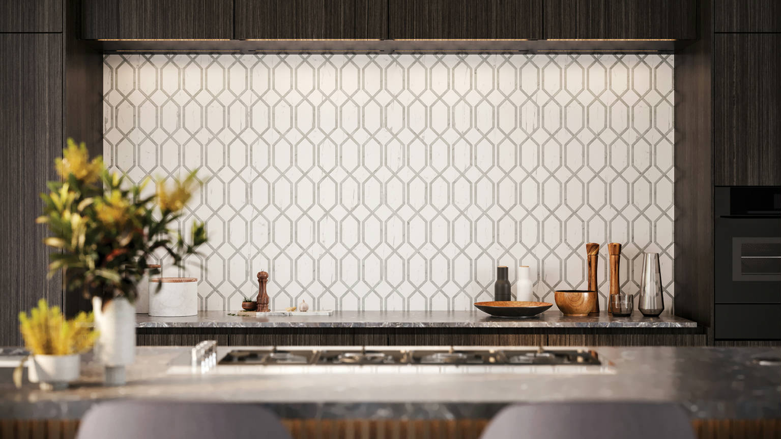 Luxury Statuario Venezia Modella Mosaic | Diversity Kitchen Bath & Tile