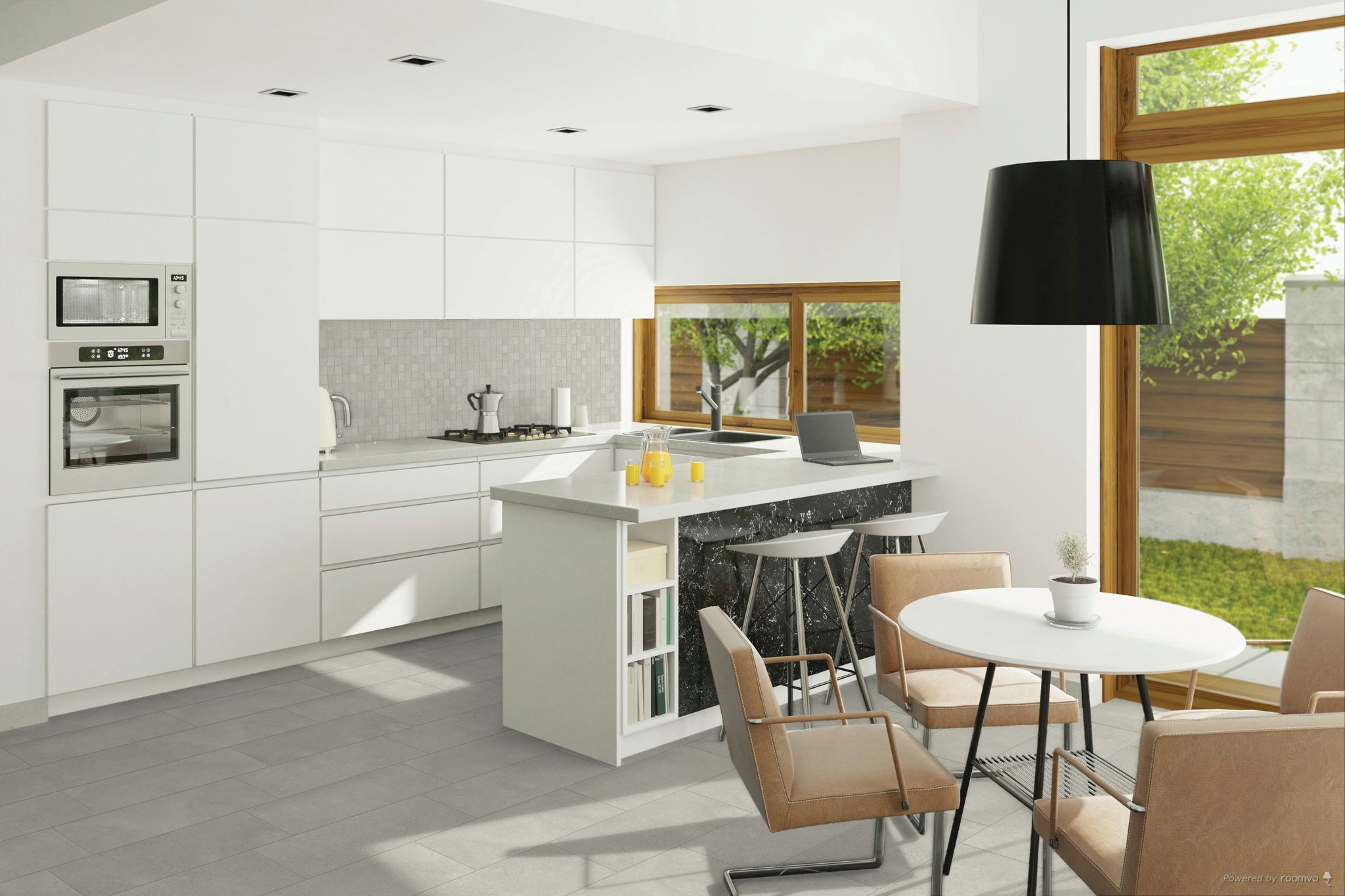 Madison 12x24 and 2x2 Glacier Matte 2 | Diversity Kitchen Bath & Tile