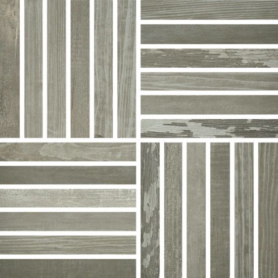 Madison Smoke 12X12 Strip Mosaic