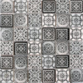 Matte & Shiny Glass Patchwork Pattern 2"X2" White Grey Mosaic | Diversity Kitchen Bath & Tile