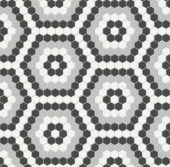 Midnight Blend Matte Hexagon Pattern Mosaic | Diversity Kitchen Bath & Tile