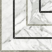 Milano Statuario Honed Picco Mosaic | Diversity Kitchen Bath & Tile