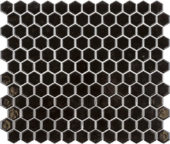 Mini Hex Mosaic Night | Diversity Kitchen Bath & Tile