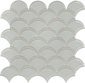Mist Scallop Mosaic | Diversity Kitchen Bath & Tile