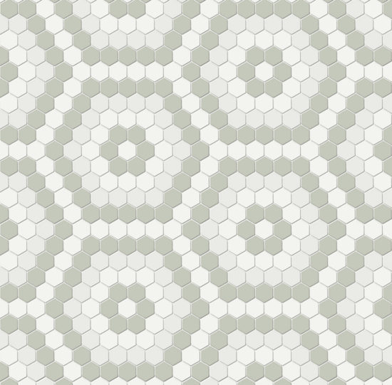 Morning Blend Matte Hexagon Pattern Mosaic | Diversity Kitchen Bath & Tile