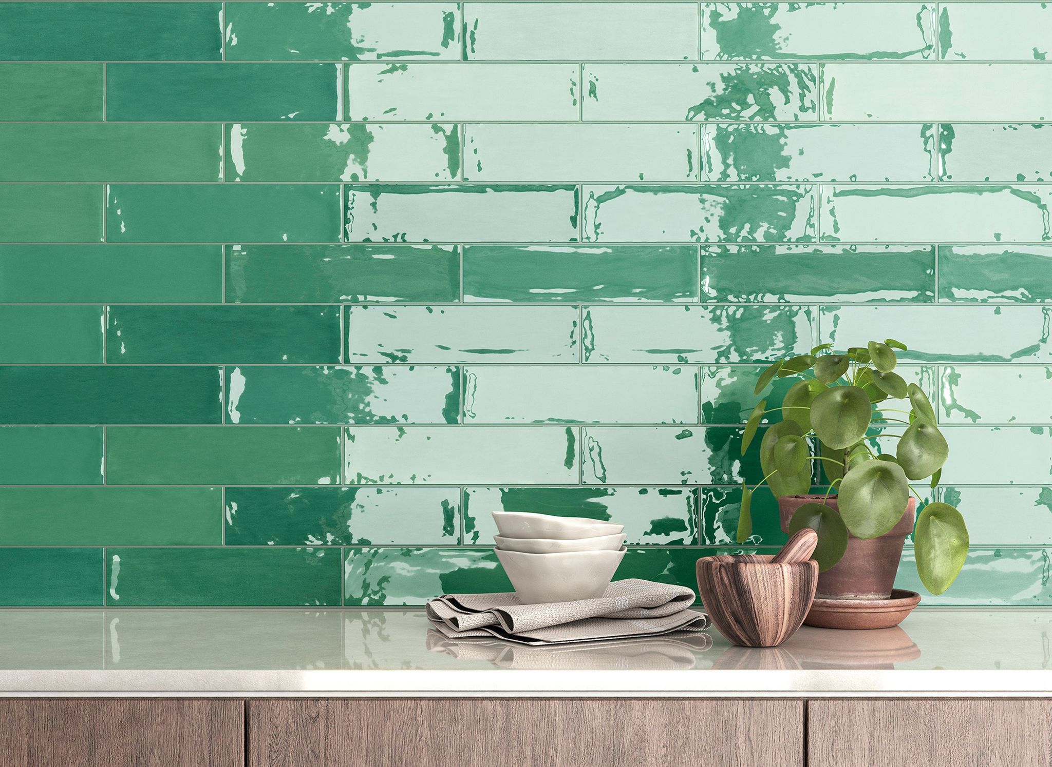 Morocco Green 3x11 | Diversity Kitchen Bath & Tile