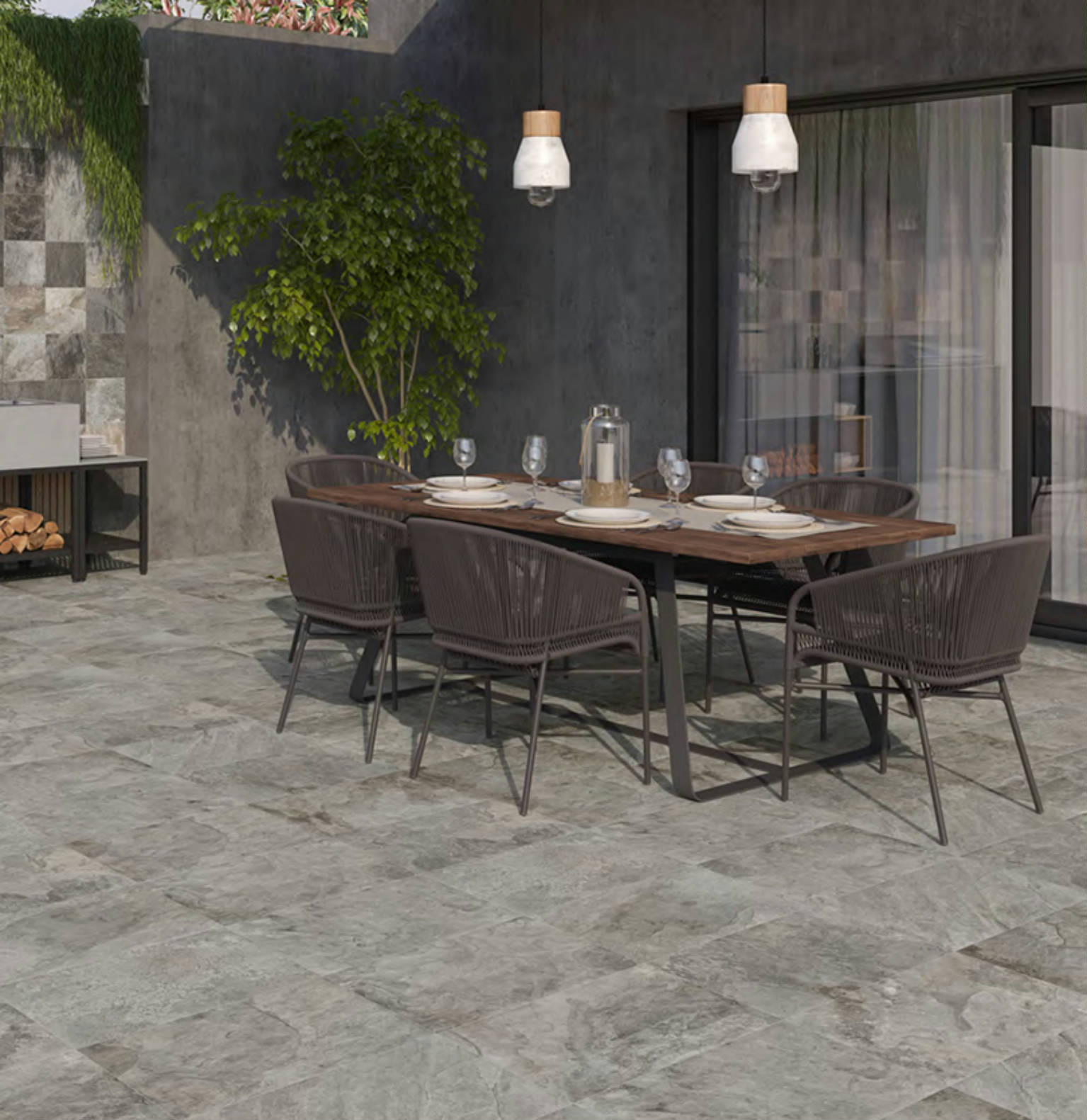 Nepal Slate Chitwan Gris12x24 | Diversity Kitchen Bath & Tile