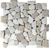 Onyx White Mini Opus Interlocking Mosaic | Diversity Kitchen Bath & Tile