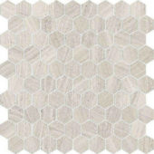 Polished 1" Passion Hex Mosaic | Diversity Kitchen Bath & Tile