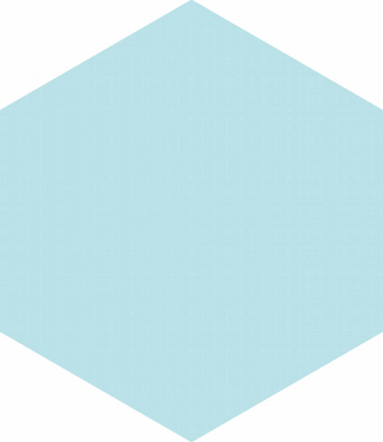 Ronda 5.5X6.3” Aqua Hexagon | Diversity Kitchen Bath & Tile