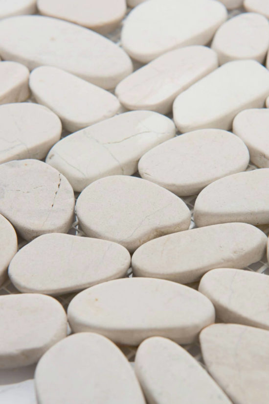 Serenity Ivory Flat Pebble | Diversity Kitchen Bath & Tile