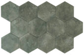 Seville 5.5X6.3” Black Hexagon | Diversity Kitchen Bath & Tile