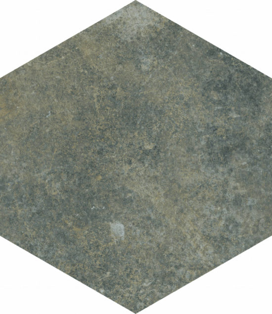 Seville 5.5X6.3” Black Hexagon | Diversity Kitchen Bath & Tile