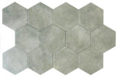 Seville 5.5X6.3” Grey Hexagon | Diversity Kitchen Bath & Tile