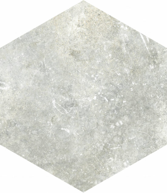 Seville 5.5X6.3” White Hexagon | Diversity Kitchen Bath & Tile