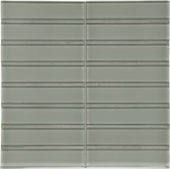 Smoke 1.5X6 Stacked Mosaic | Diversity Kitchen Bath & Tile