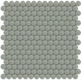 Smoke Penny Round Mosaic | Diversity Kitchen Bath & Tile