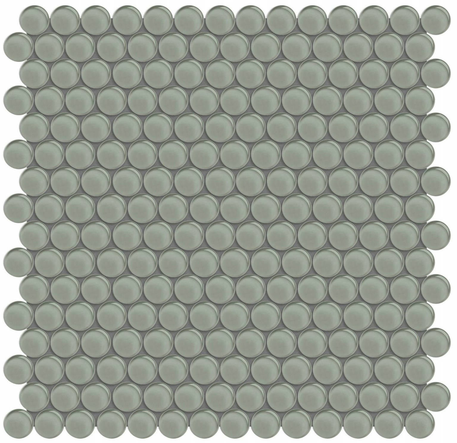 Smoke Penny Round Mosaic | Diversity Kitchen Bath & Tile