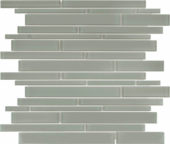 Smoke Random Strip Mosaic | Diversity Kitchen Bath & Tile