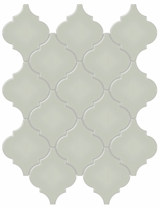 Soft Sage Glossy Arabesque Mosaic | Diversity Kitchen Bath & Tile